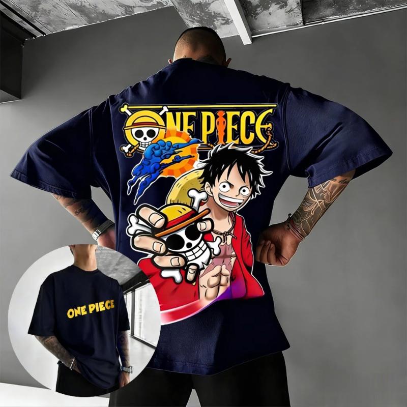 Oversized Vintage One Piece Luffy Anime Graphic T Shirt Men Women Short Sleeve Tee 2026 Summer Y2k Streetwear Casual Tops Unisex