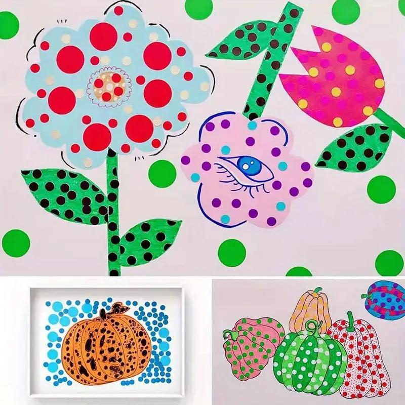 6mm Colorful Dot Stickers Mixed Color Self-Adhesive Label Paper Creative DIY Craft Decorative Stickers For Scrapbooking Journal