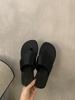 Niche flat-bottomed sandals women's shoes outer wear 2025 new summer fashion shoes cool slippers beach shoes