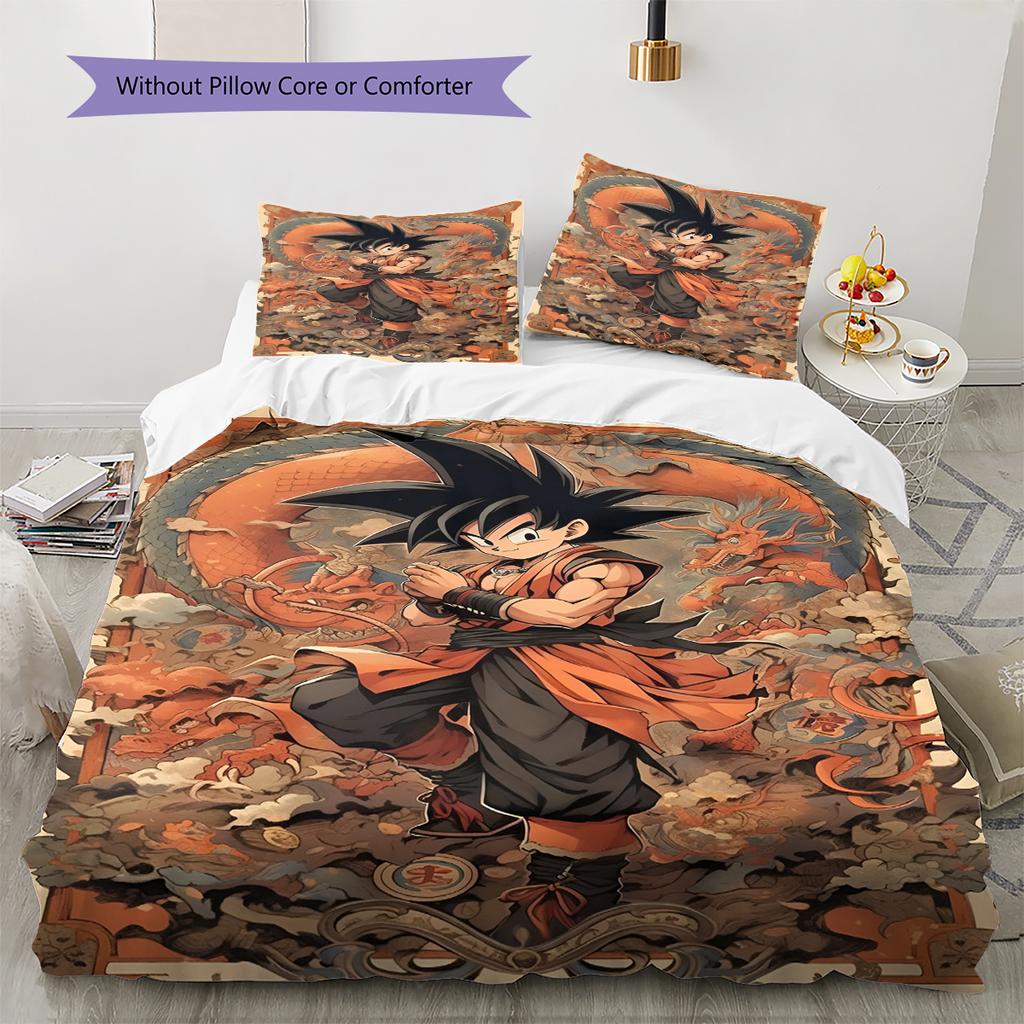 Set Copripiumino Trapuntato con Fantasia Cartone Animato Federa Decorazione per la Casa Regalo di Compleanno (1 * copripiumino + 2 * federa, senza nucleo)