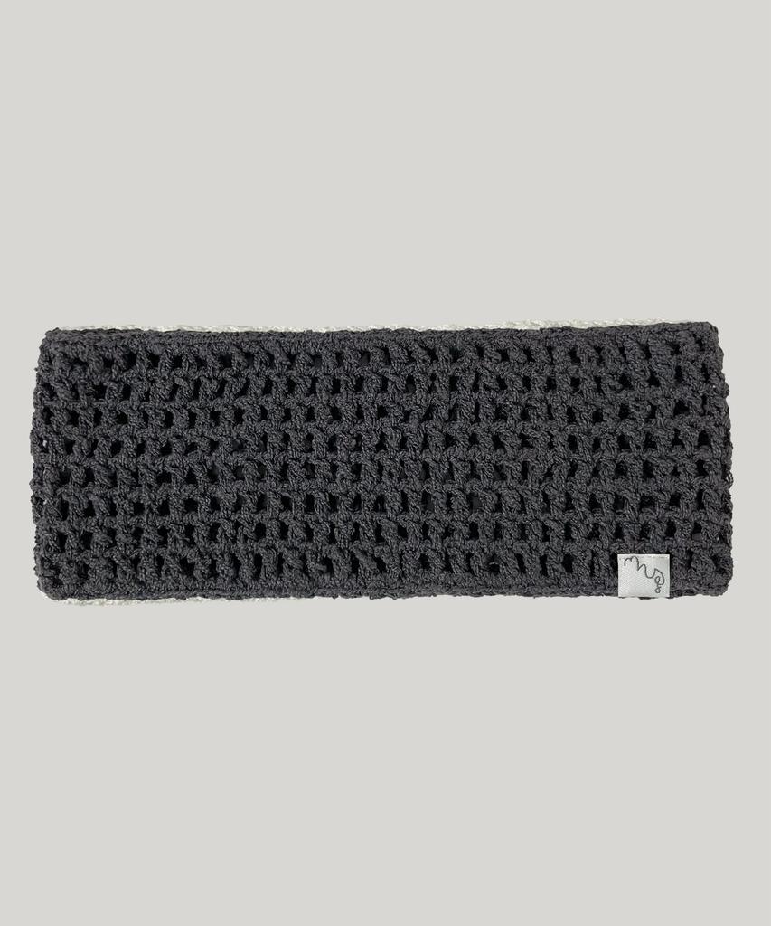 Maug Handmade Sofkin Knit Hairband Charcoal