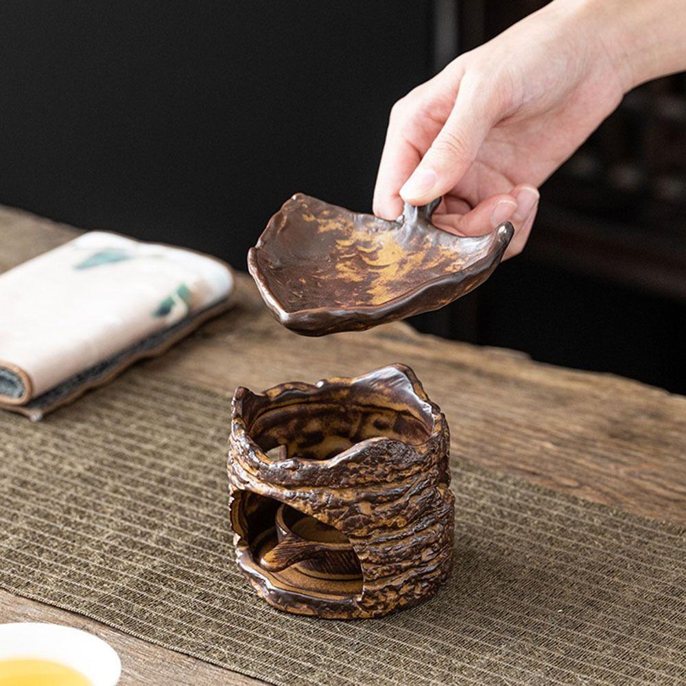 

Retro Style Tea Light Candle Holder Ornament Tea Fragrance Dispenser Wax Melt Burner Kitchen Style 1