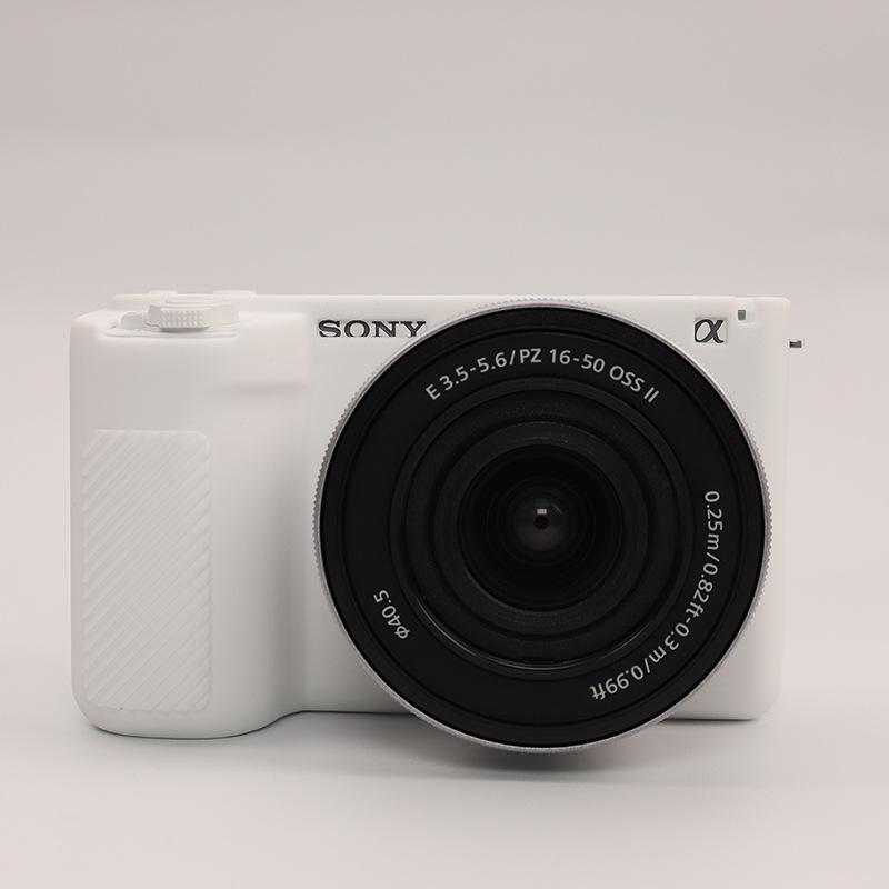 

Захисний чохол для камери Sony ZVE-10M2, Силіконовий захисний чохол для ZVE-10M2, Сумка з м якою оболонкою білий