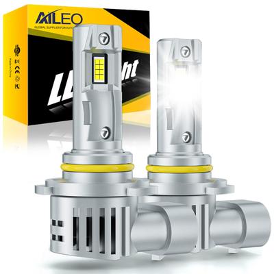 AILEO 9005 LED Headlights Are 22000 Lumens High Luminous Flux LED Bulbs, Non-polarized Design