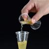 Transparent Resin Cocktail Measure Cup with Scale Cocktail Jigger  Milk Tea Shop