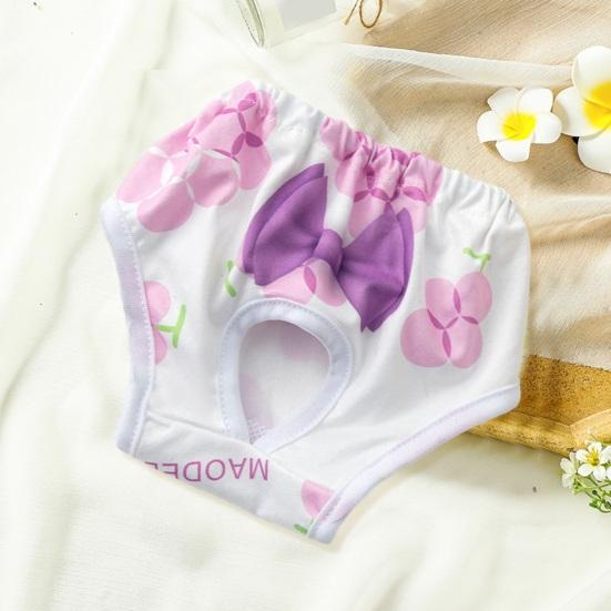 

Менструальные штаны для домашних животных, удобные впитывающие подгузники для собак, предотвращающие беспорядок, дышащие шорты с мультяшным рисунком, нижнее белье, трусики принцессы для домашних животных, одежда для собак