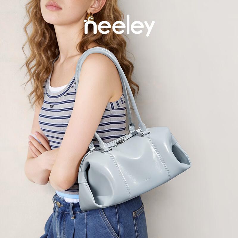 NEELEY Original Design Leather Bowling Bag