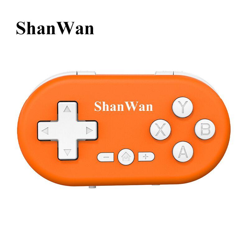 Shanwan Wireless Bluetooth Mini Slim Game Controller Q36Xdv Portable Multi Platform For Ios Android Pc Mfi Support Dual Play