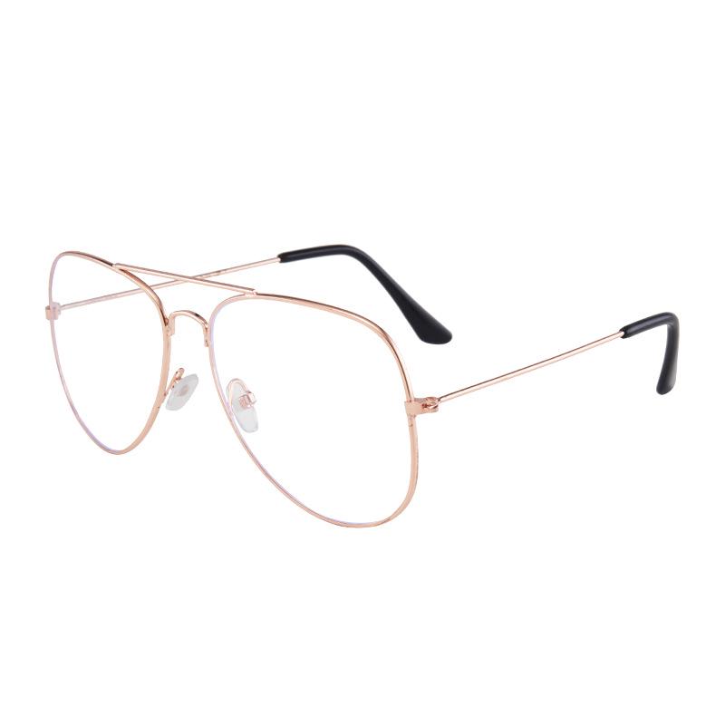 Unisex Aviator Frog Mirror Sunglasses - Multicolor Metal Frame