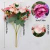 Multicolor Rose Bouquet Artificial Flower 21 Heads Simulation Flowers New Faux Rose Flower  Gifts