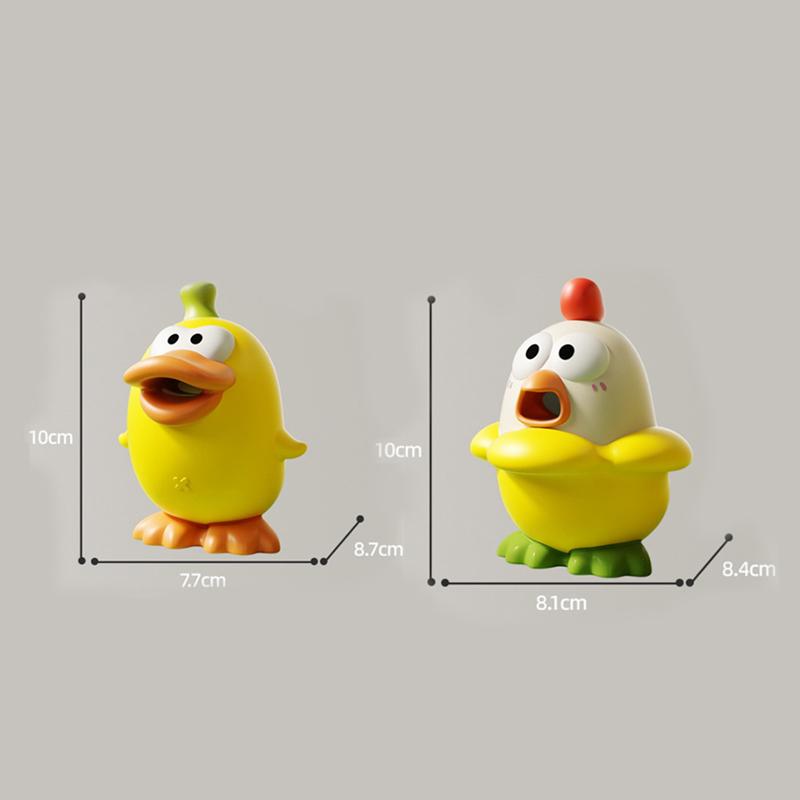 Chicken Squeaky Toy For Dogs Cartoon Duck Soft Bouncy Chewing Interactive Pet Toy For Indoor Play