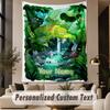 Custom Text Printed Tapestry Hollow Knight Pattern Large Wall Hanging Indoor Room Decor