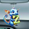Turtle Acrylic Colorful Car Interior Pendant For Turtle Lovers Cute Cartoon Style