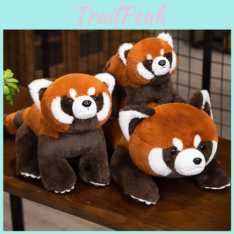 Plush Red Panda Toy Stuffed Animal Doll Cartoon Bedroom Decoration Gift Kids