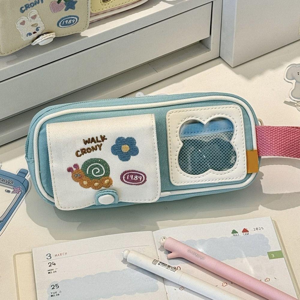 Portable Pencil Case Large Capacity Pen Box New Pen Bag Back To School