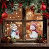 Electrostatic Christmas Decoration Snowman Electrostatic Glass Sticker Electrostatic Adsorption Glue-free Christmas Decoration