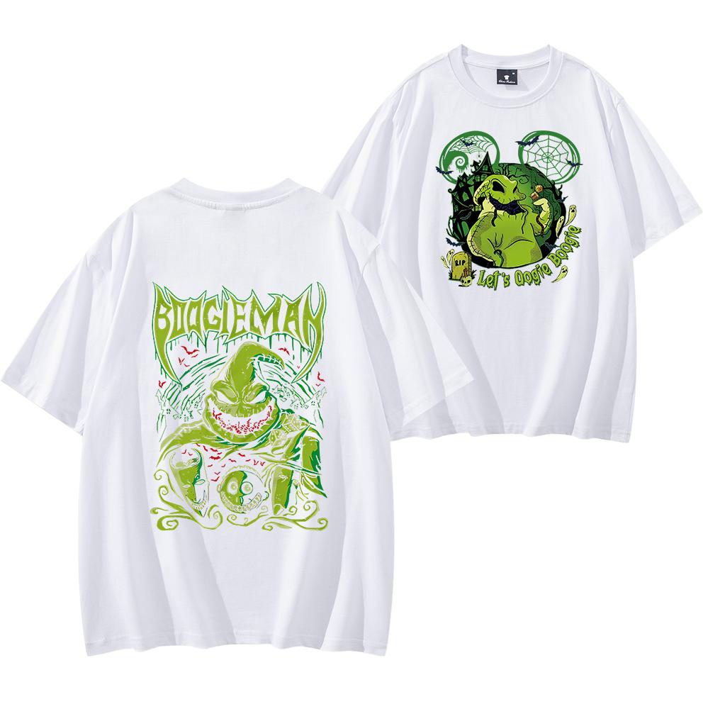 Футболка Бугимен Хэллоуин Футболка Буги Кошмар перед Рождеством Топы Футболка Уги Буги Семейная Вечеринка на Хэллоуин 2025 Футболка 4XL