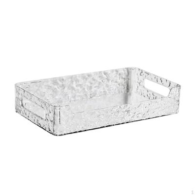 Plateau Organisateur de Rangement pour Salle de Bain pour Comptoir - Étagère de Vanité Élégante pour Articles de Toilette et Cosmétiques