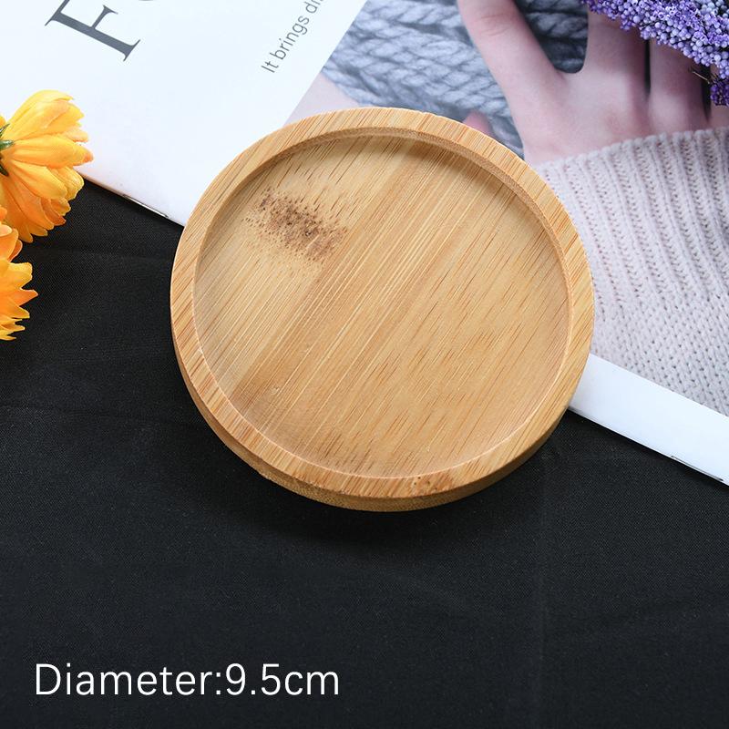 Wooden Soap Dispenser Tray Vanity Countertop Bottles Organizer Holder Round Square Candles Jewelry Storage Tray For Bathroom