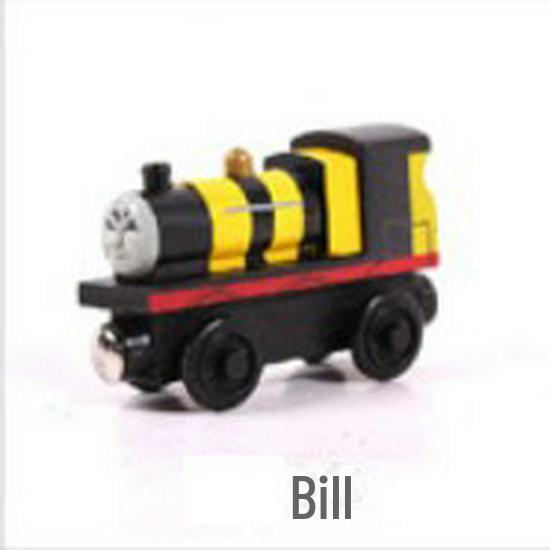 Children's Wooden Toy Train Head Cake Decoration - YB02
