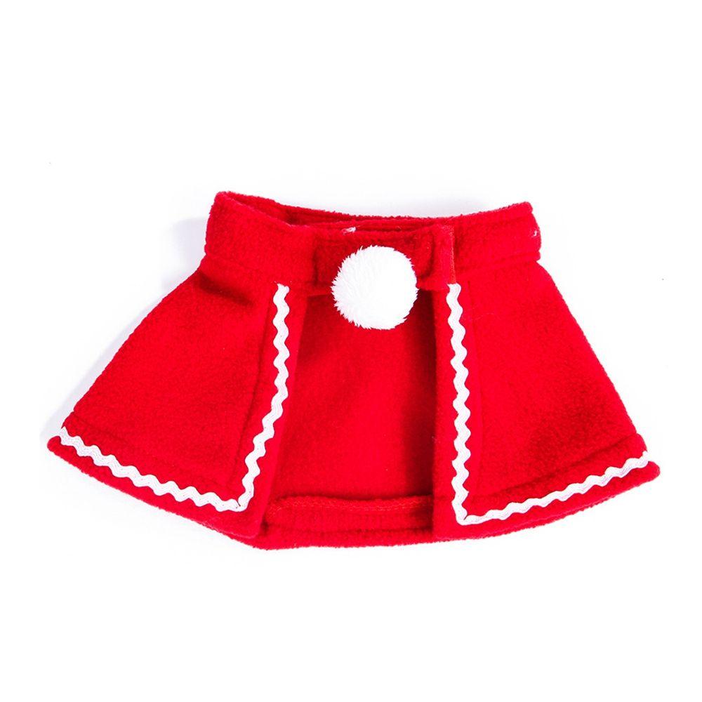 Warm Red Scarf Hat Cloak Hat Christmas Clothes Pet Costume Pet Clothes Pet Cosplay Costume