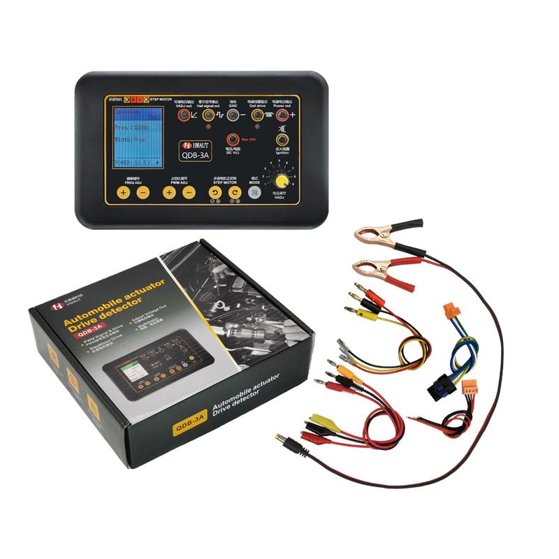 QDB3A Auto Ignition Coil Tester Car IAC Idle Stepper Motor Solenoid Valve Injector Actuator Fault Detector Driver PWM Generator
