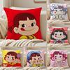 PPeko LollipopA Happy Girl Cute Cushion Cover Pillowcase Ultra Soft Skin Friendly Fabric Cloud Like Comfort  Concealed Zipper