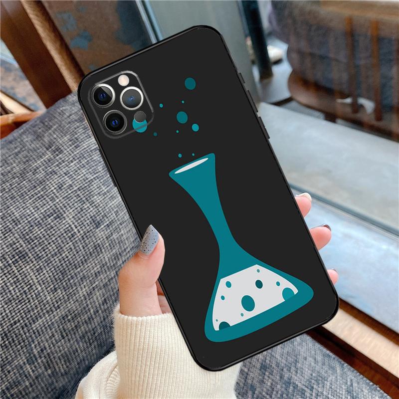 Biology and Chemistry Phone Case For iPhone 16 14 13 12 11 15 Pro Max 12 13 mini XR 15 16 Plus 16e Cover Shell