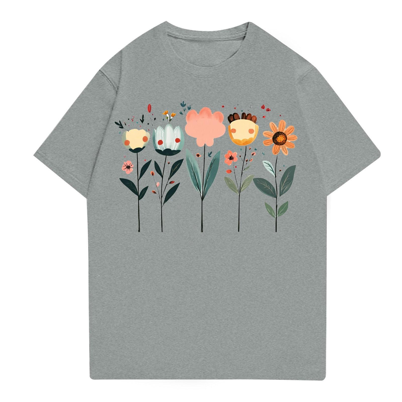 

Женская мода повседневная футболка с круглым вырезом и короткими рукавами, топ, футболка, топ XXL