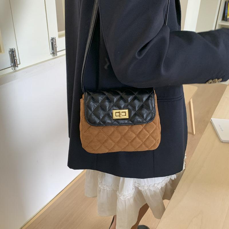 Small Bag Women's Summer Versatile New Fashion Messenger Bag Diamond Square Bag