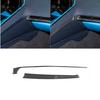 2x Real Carbon Fiber Console Co-Pilot Dashboard Cover Trim For Corvette C8 20-24