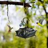 Umbrella Design Bird Feeding Tray Yard Decorations Bird Bath Feeder Hanging Bird Feeder  Backyard