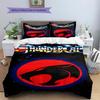 H260212ThunderCats Pattern Bedding,Quilt Set Quilt Cover Pillowcase Home Birthday Gift (1 * duvet cover + 2 * pillowcase, without core)