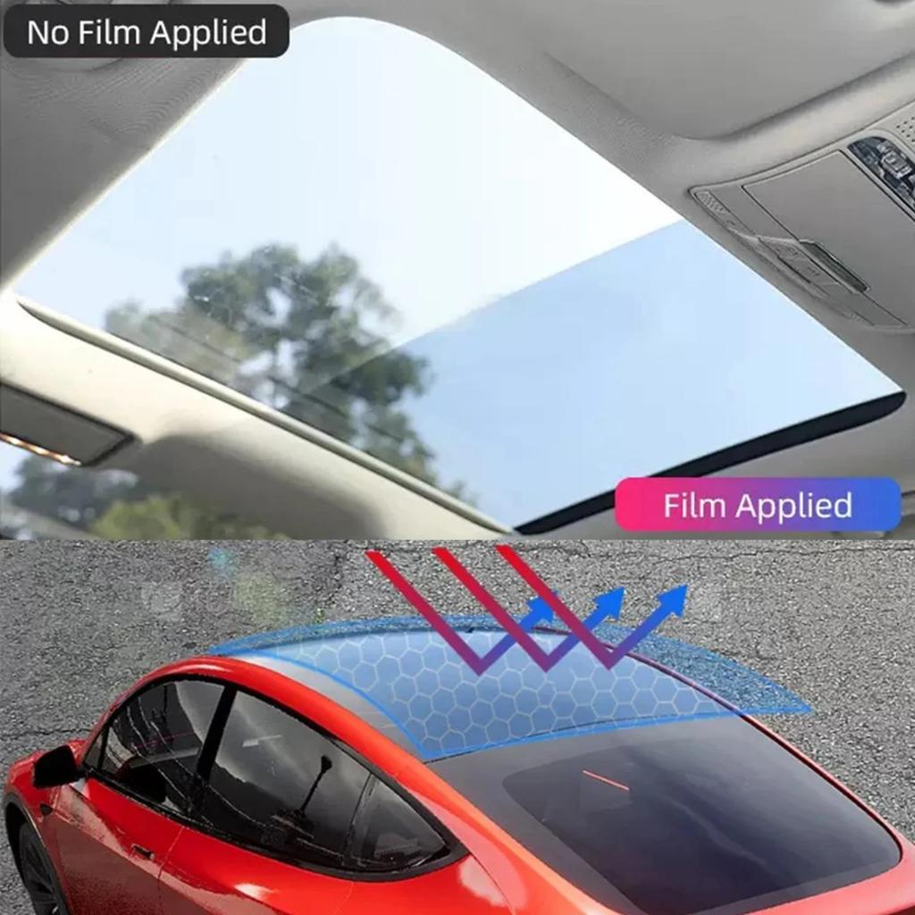 TPU PPF Car Sunroof Insulation Film For BYD Seal EV 700km 2021 2022 2023-24 Ice Armor Protection Resistant Car Sunroof Stickers