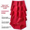 Female Spring and Autumn Big Red Pure Cotton 10A Antibacterial Pure Cotton Crotch Flat Angle Underwear
