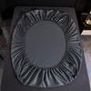 Cotton Fitted Sheet 160x200+25 Dark Gray