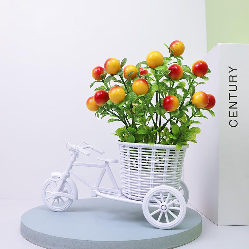 

Имитация Цветочных Украшений Ротановая Цветочная Корзина Модель Трехколесного Велосипеда Дом Сад Свадебная Вечеринка Украшение Романтичный И Милый A8