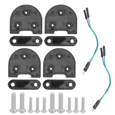 2Sets Fenders Lift Gasket Foot Support Gasket with Taillight Cable for Xiaomi M365  M365 PRO Scooter