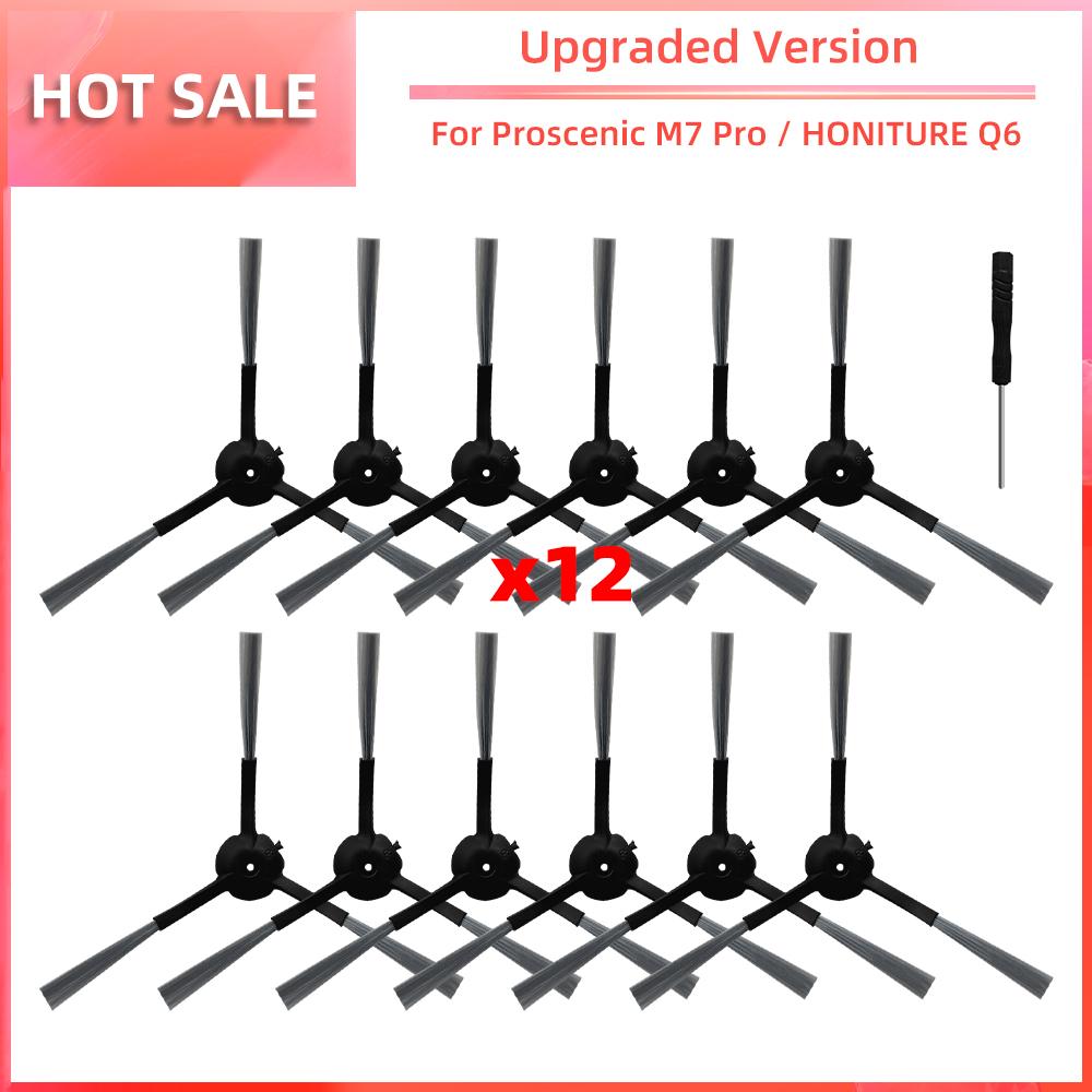 Pentru Proscenic M7 Pro / Kyvol Cybovac S31 / HONITURE Q6 / Uoni V980 Plus Piese de schimb pentru aspirator robot Perie laterală principală Mop cu filtru Hepa