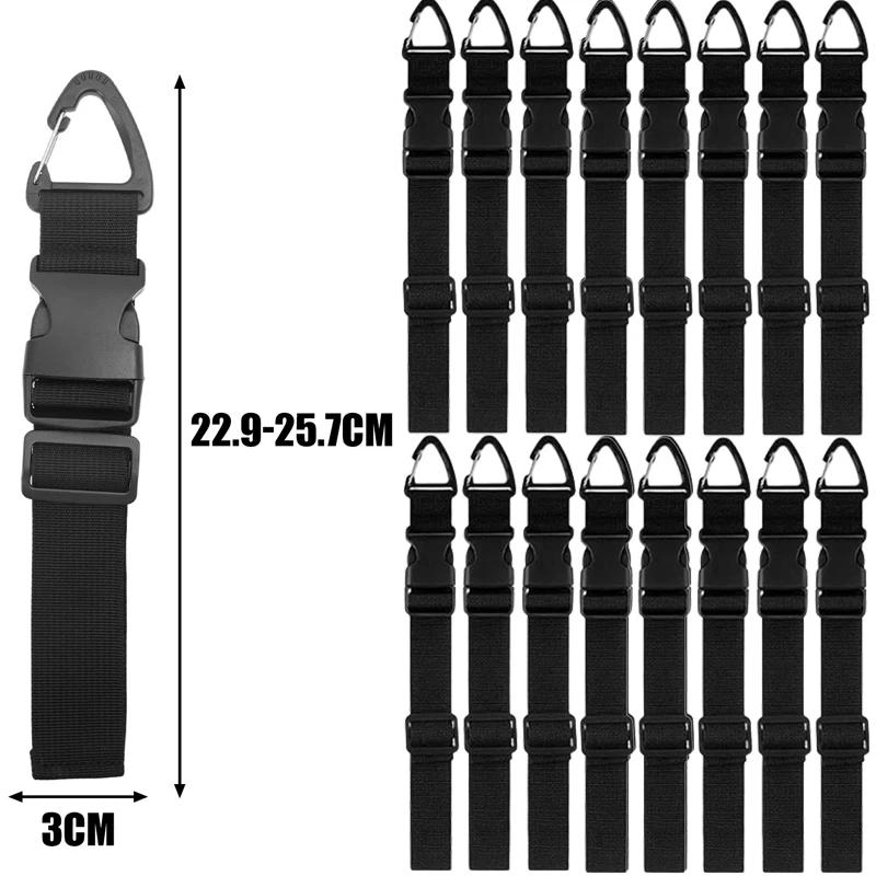 Adjustable Fastening Loop Strap Cable Ties Buckle Self Locking Zip Tie Fastener Reusable Heavy Duty Outdoor Wiring Storage Strap