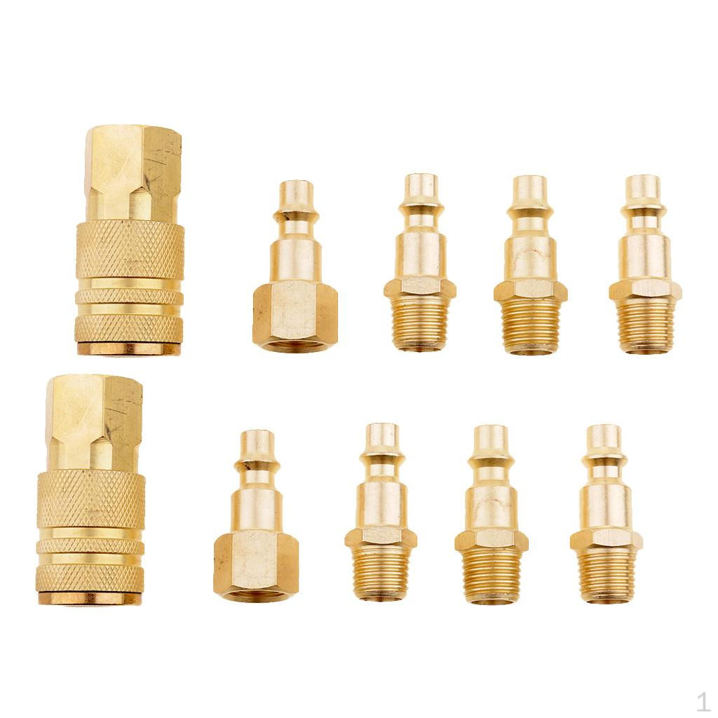1 / Hose Compressor Connector And Coupler 1/4" NPT Thread