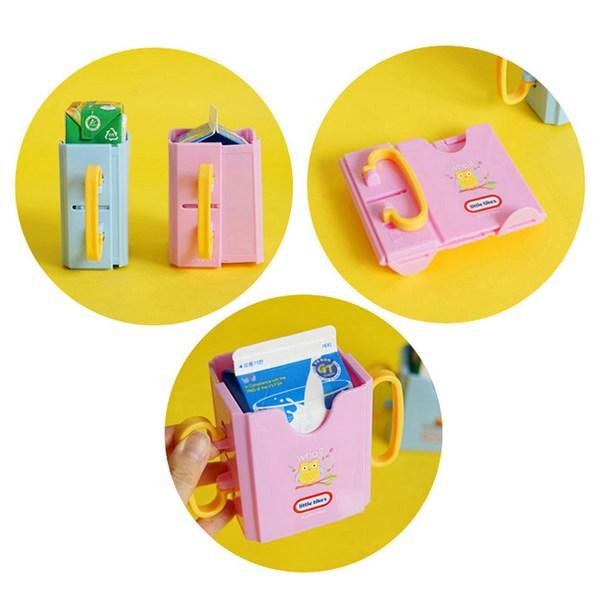 Little Tikes Milk Case + Mini Pack Holder, Pink Owl, 1 Set