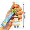 Creative Cartoon Badminton/Football/Table Tennis/Tennis/Basketball/Volleyball Keychain Backpack or Car Decoration