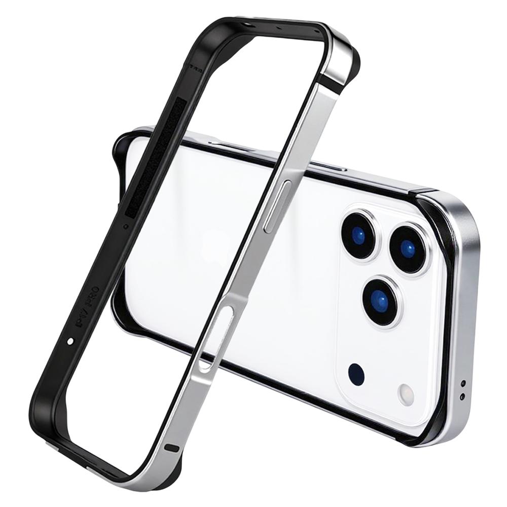 For iPhone 17 Pro Bumper Case Ultra Thin Metal TPU Phone Frame Protective Cover
