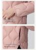Lightweight Collarless Cotton Jacket for Autumn/Winter - Warm, Slim Fit for Home or Outdoor Use