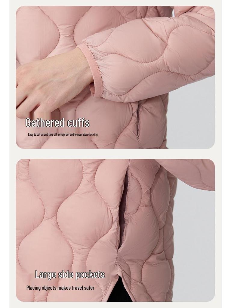Lightweight Collarless Cotton Jacket for Autumn/Winter - Warm, Slim Fit for Home or Outdoor Use