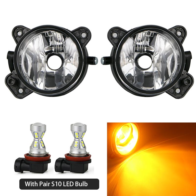 Pair Left&Right Fog Lamp For VW Polo 2005 2006 2007 2008 2009 2010 Front Bumper Anti Fog Light 6QD941699 6QD941700