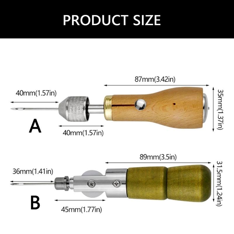 Leather Sewing Awl Thread Leather Stitching Leather Craft Repair Tool