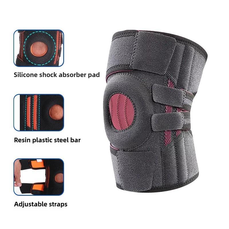 1PC Adjustable Hinged Knee Brace Knee Support Wrap for Meniscus Tear Patellar Tendon Support Pain Relief Strains Sprains Etc