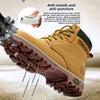 High Quality Safety Shoes Steel Toe Men's Boots Anti-smash Anti-puncture Work Boots Wear-resistant Slip-Resistant Winter Boots